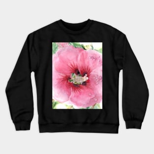 Pink Flower Crewneck Sweatshirt